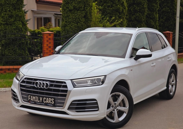 mazowieckie Audi Q5 cena 125458 przebieg: 155000, rok produkcji 2018 z Bystrzyca Kłodzka